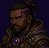 Wizard hero portrait